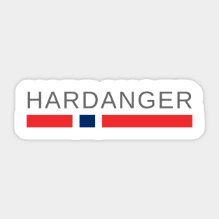 Hardanger Norway Sticker